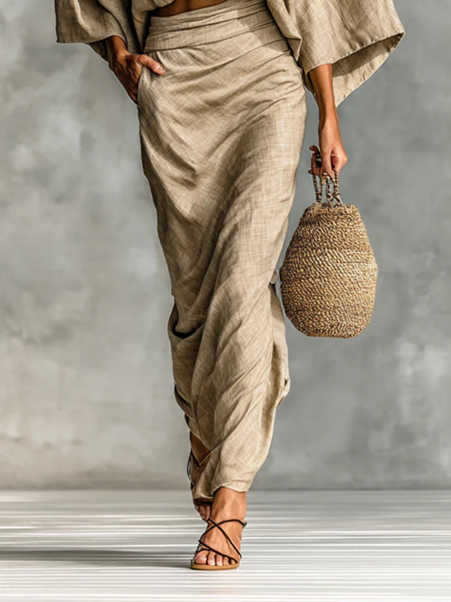 Sylverra | Batwing Sleeve Two Piece Set
