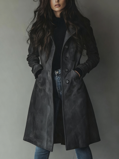 Ismerelle | Tailored Longline Button Coat