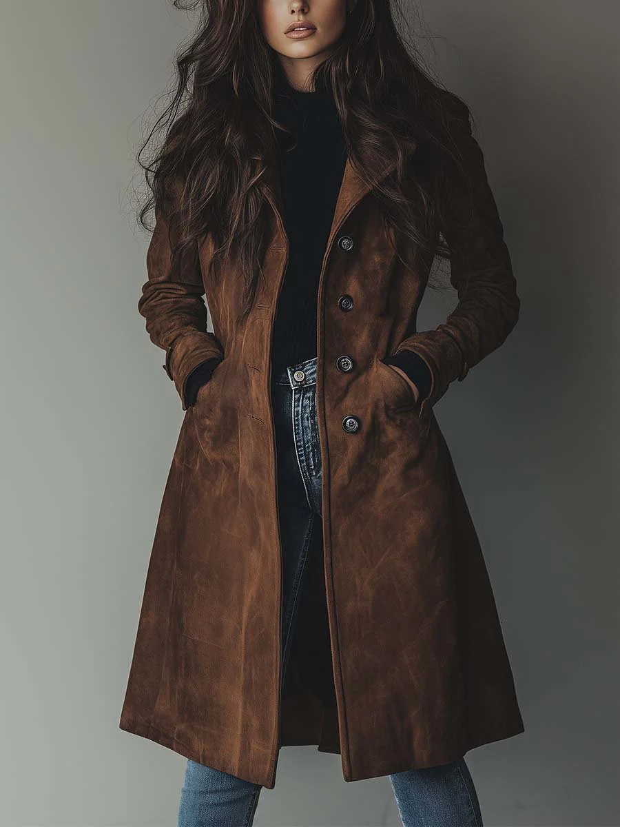 Ismerelle | Tailored Longline Button Coat