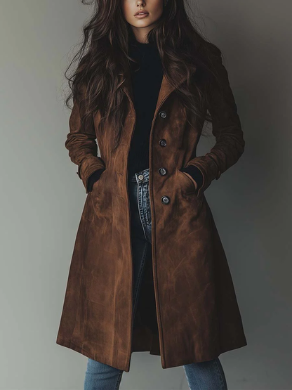 Ismerelle | Tailored Longline Button Coat