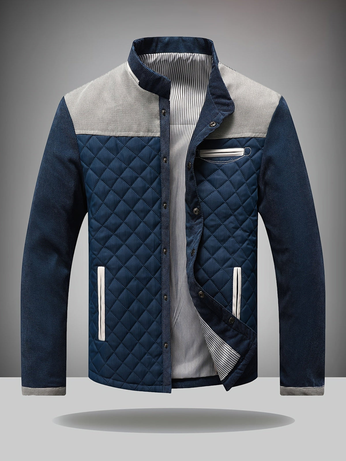 Felton | Quilted Contrast Panel Jacket
