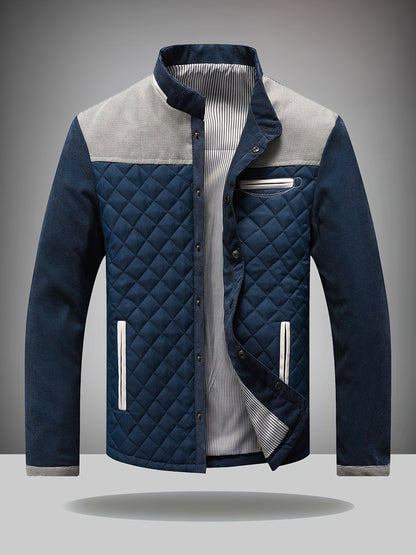 Felton | Quilted Contrast Panel Jacket