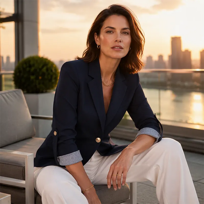 Odeliane | Classic Single Button Blazer