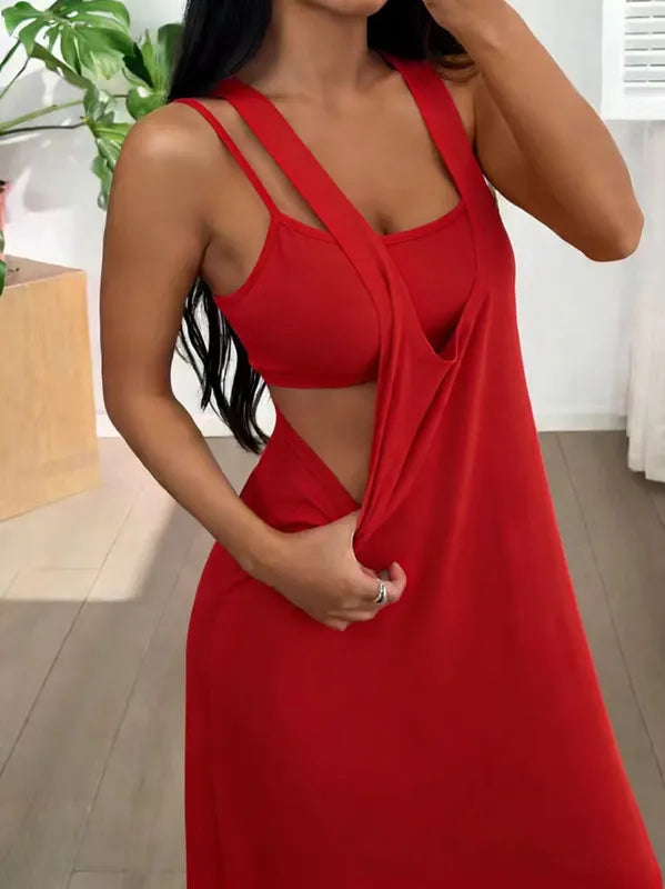 Celandra | Relaxed Fit Sleeveless Maxi Dress