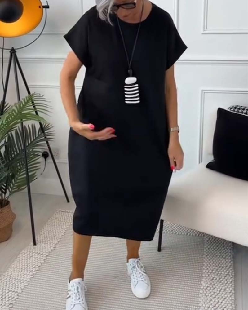 Rosabel | Relaxed Fit Balloon Hem Dress