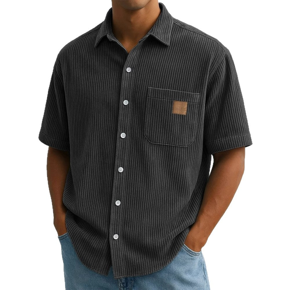 Bastien | Textured Knit Button Shirt