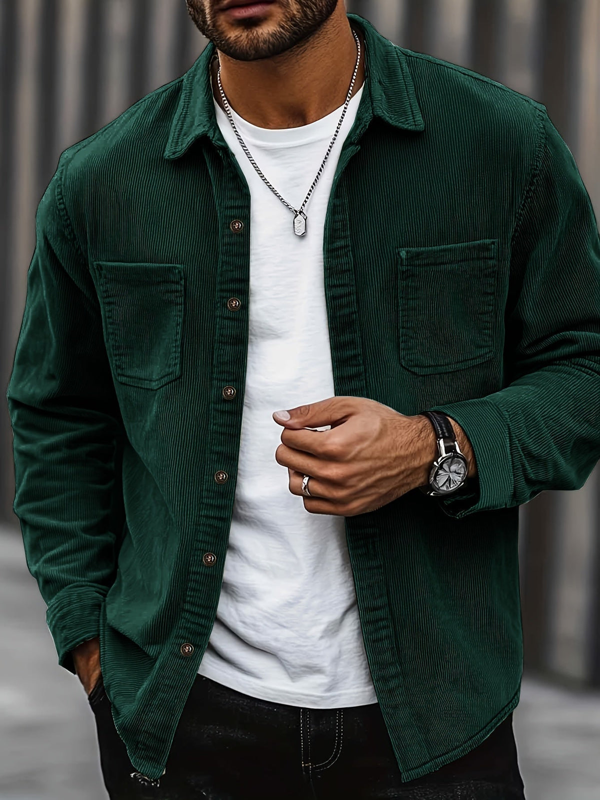 Berkley | Relaxed Textured Overshirt