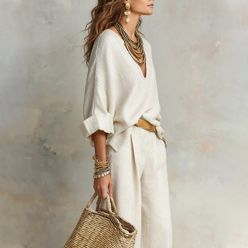 Zarevella | Breezy Linen Two Piece Set