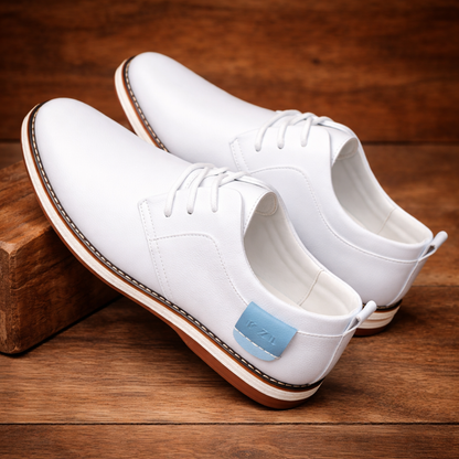 Lachlan | Premium Textured Leather Derby Shoes