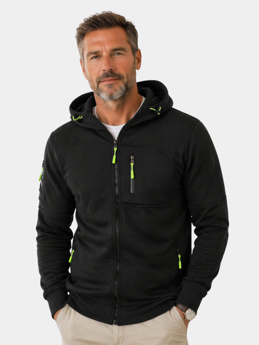 Corvex | Zip Front Hooded Jacket