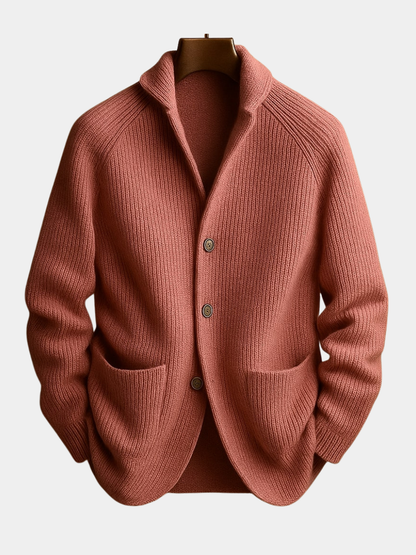 Gavrel | Textured Button Front Knit Blazer