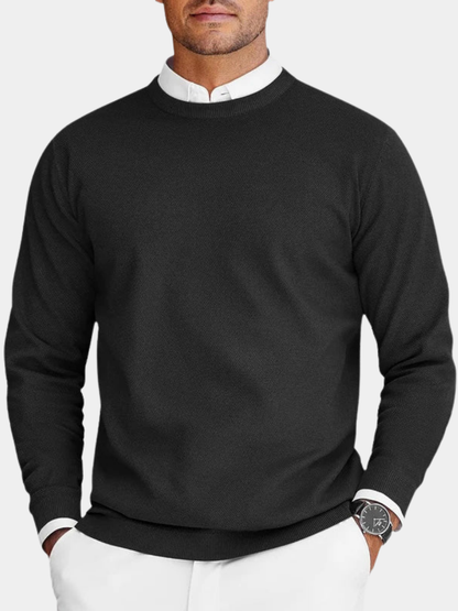 Simeon | Refined Lightweight Crew Neck Sweater