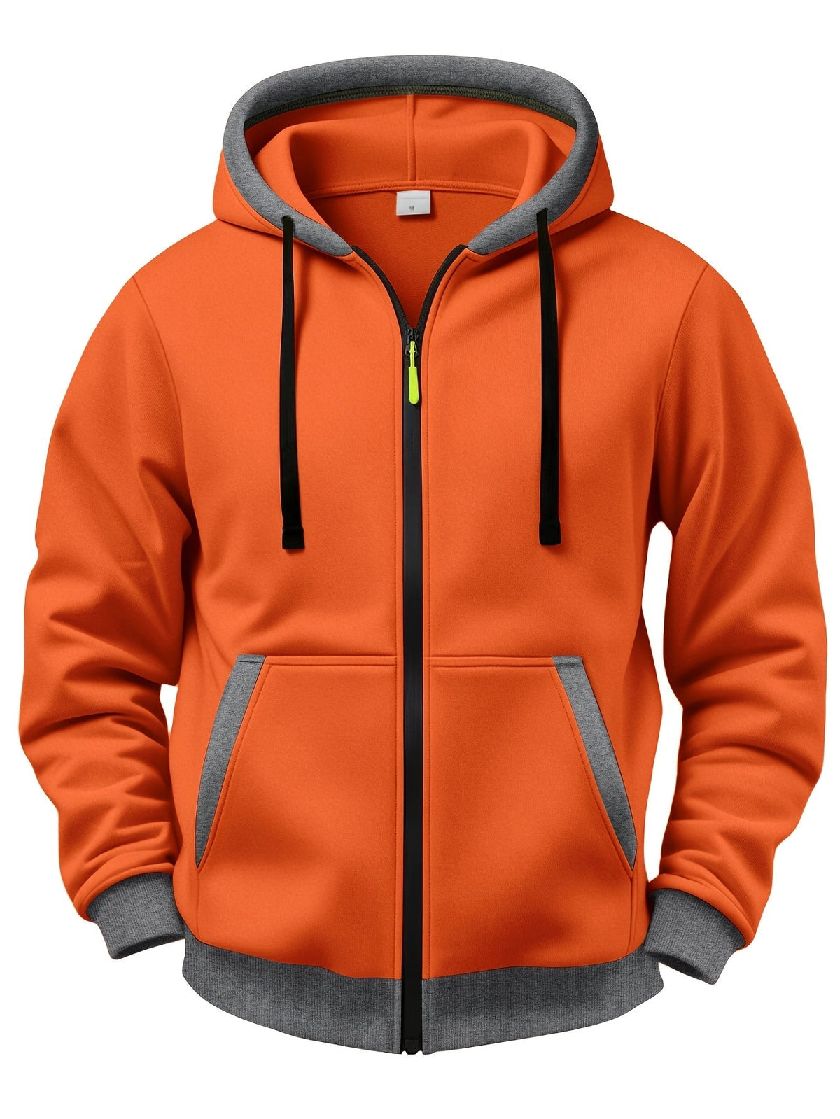 Lachlan | Contrast Trim Zip Up Hoodie