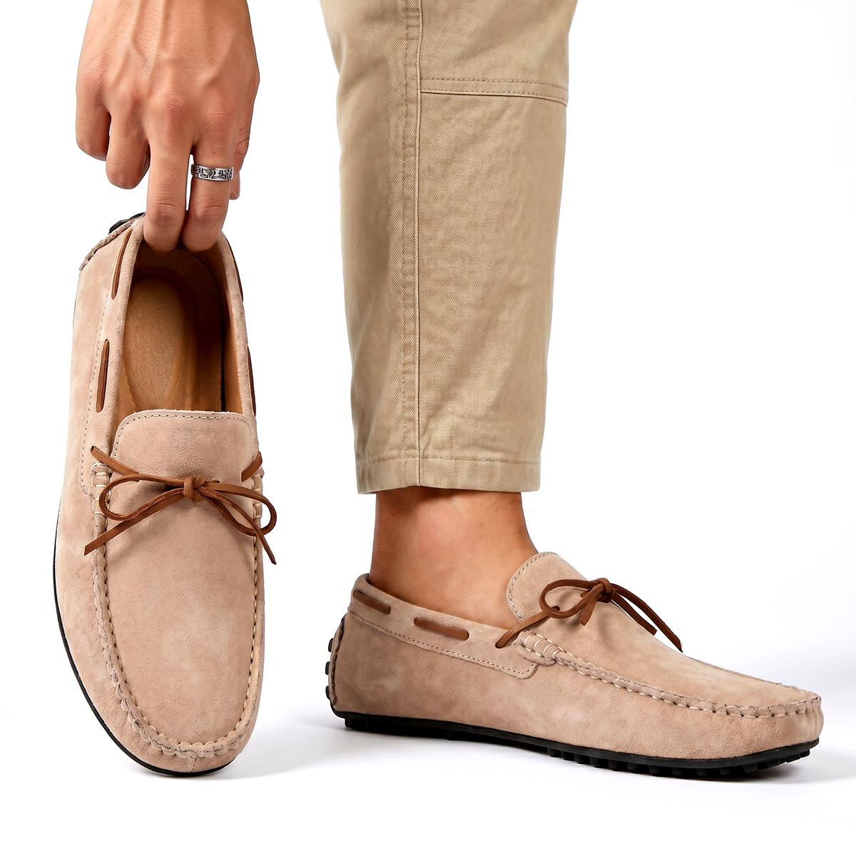 Corwyn | Flexible Slip On Moccasin Shoes