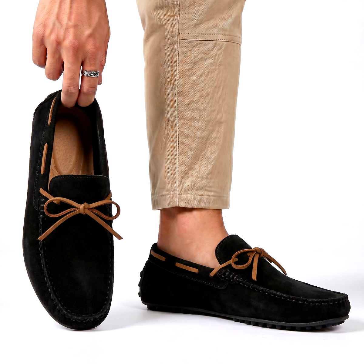 Corwyn | Flexible Slip On Moccasin Shoes