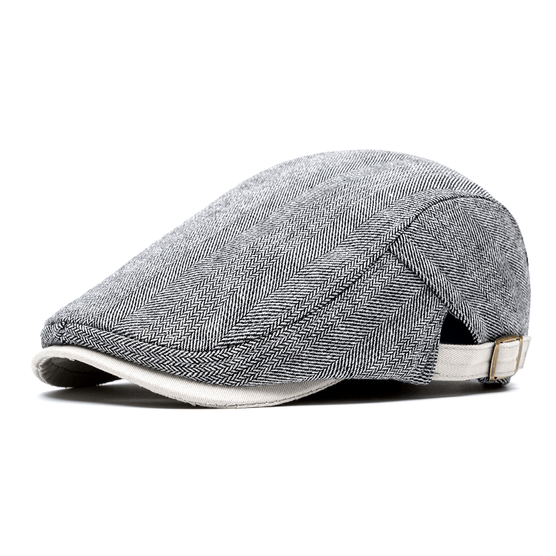 Cyril | Traditional Herringbone Flat Cap