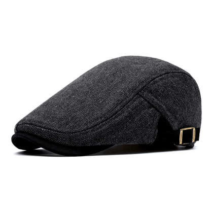 Fergus | Classic Herringbone Flat Cap