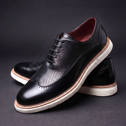 Nolan | Premium Leather Wingtip Shoes