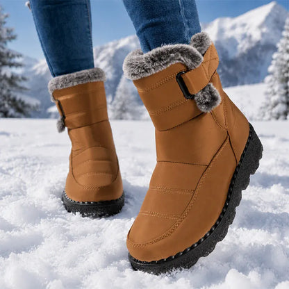 Zora | Plush Lined Buckle Winter Boots