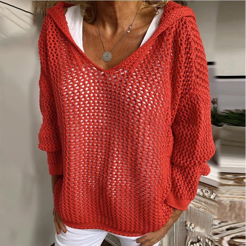 Elovira | Hooded Knit Pullover