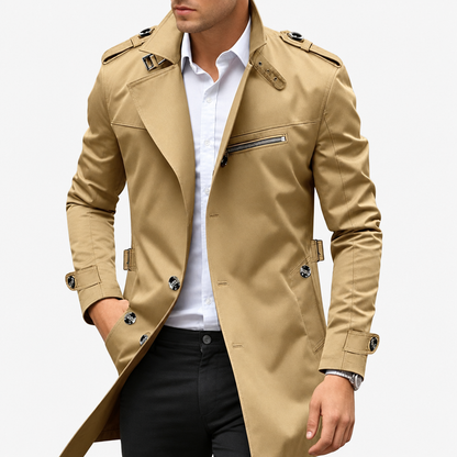 Ingram | Tailored Lapel Mid Length Coat
