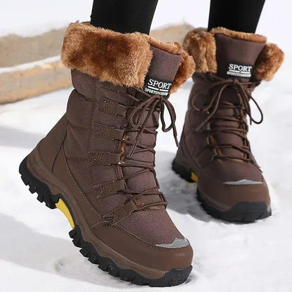 Ulrika | Plush Lined Lace Up Winter Boots