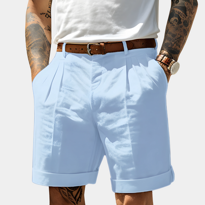 Sheridan | Tailored Linen Blend Shorts