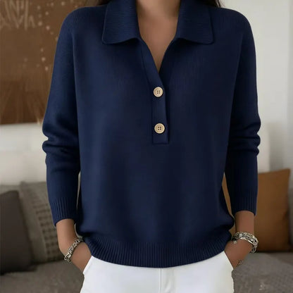 Arianell | Soft Collared Knit Sweater