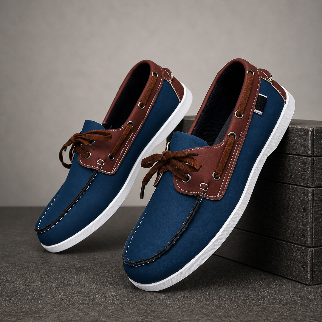 Preston | Lightweight Lace Up Deck Shoes