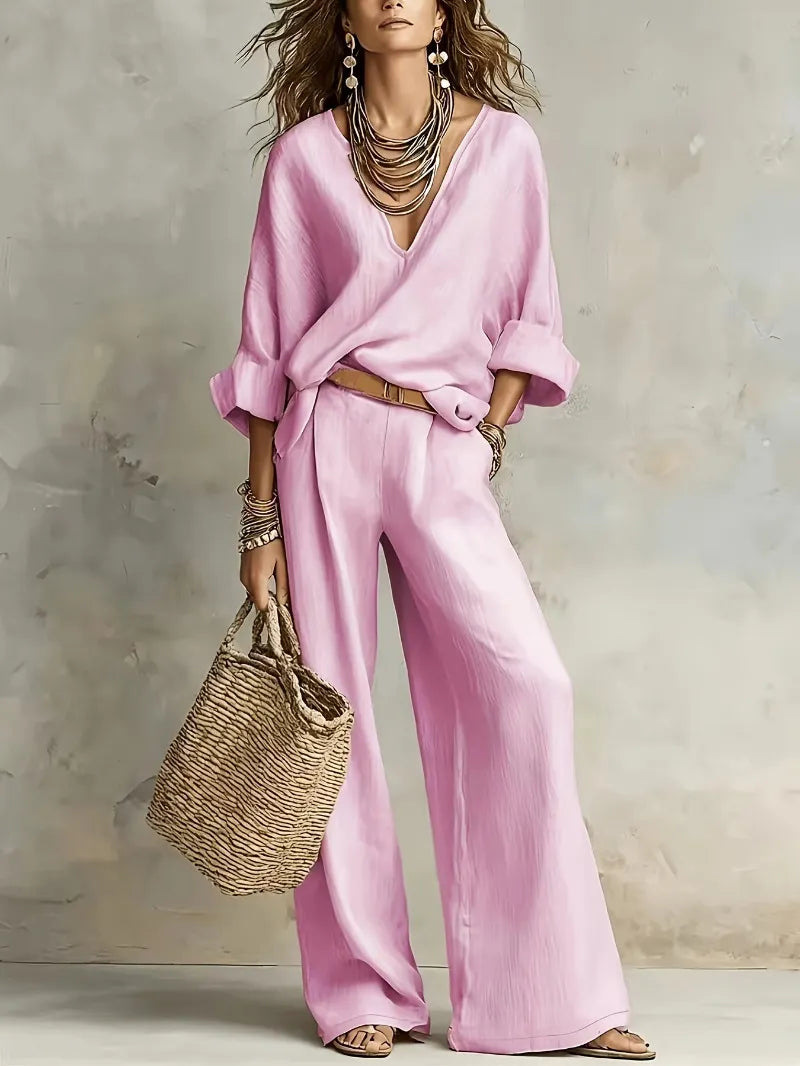 Zarevella | Breezy Linen Two Piece Set