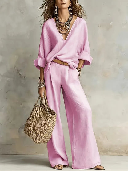 Zarevella | Breezy Linen Two Piece Set