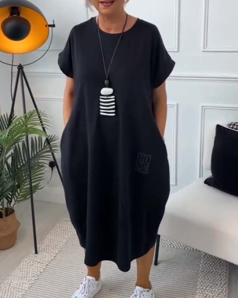 Rosabel | Relaxed Fit Balloon Hem Dress