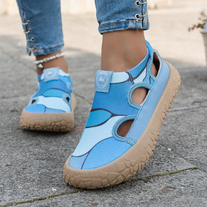 Elvara | Cushioned Cutout Walking Shoes