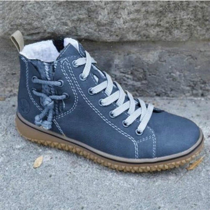 Mirelda | Warm Zip Ankle Boots