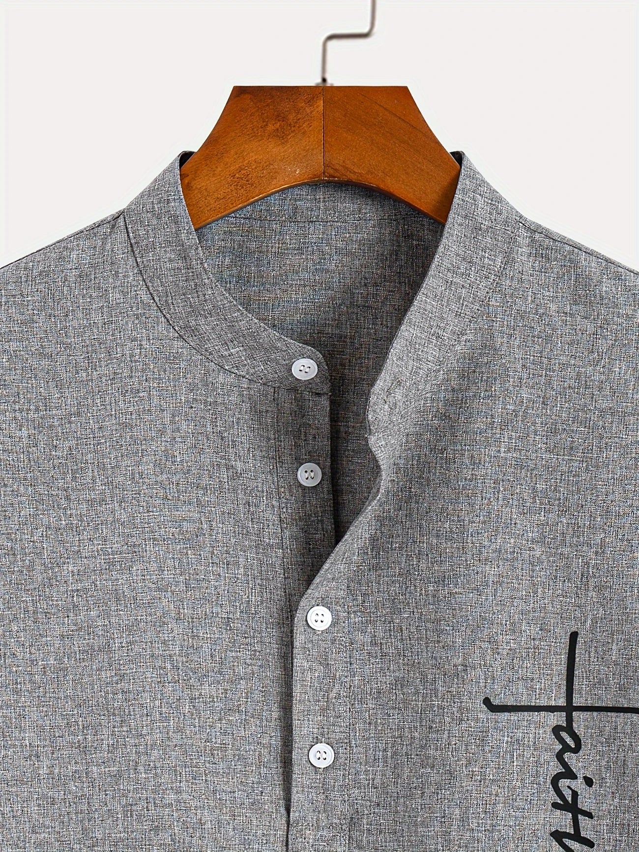 Tavrion | Henley Collar Casual Summer Shirt