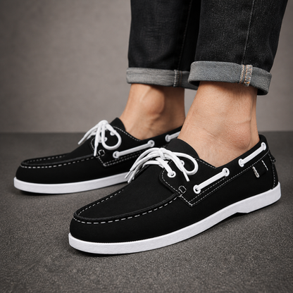 Preston | Lightweight Lace Up Deck Shoes