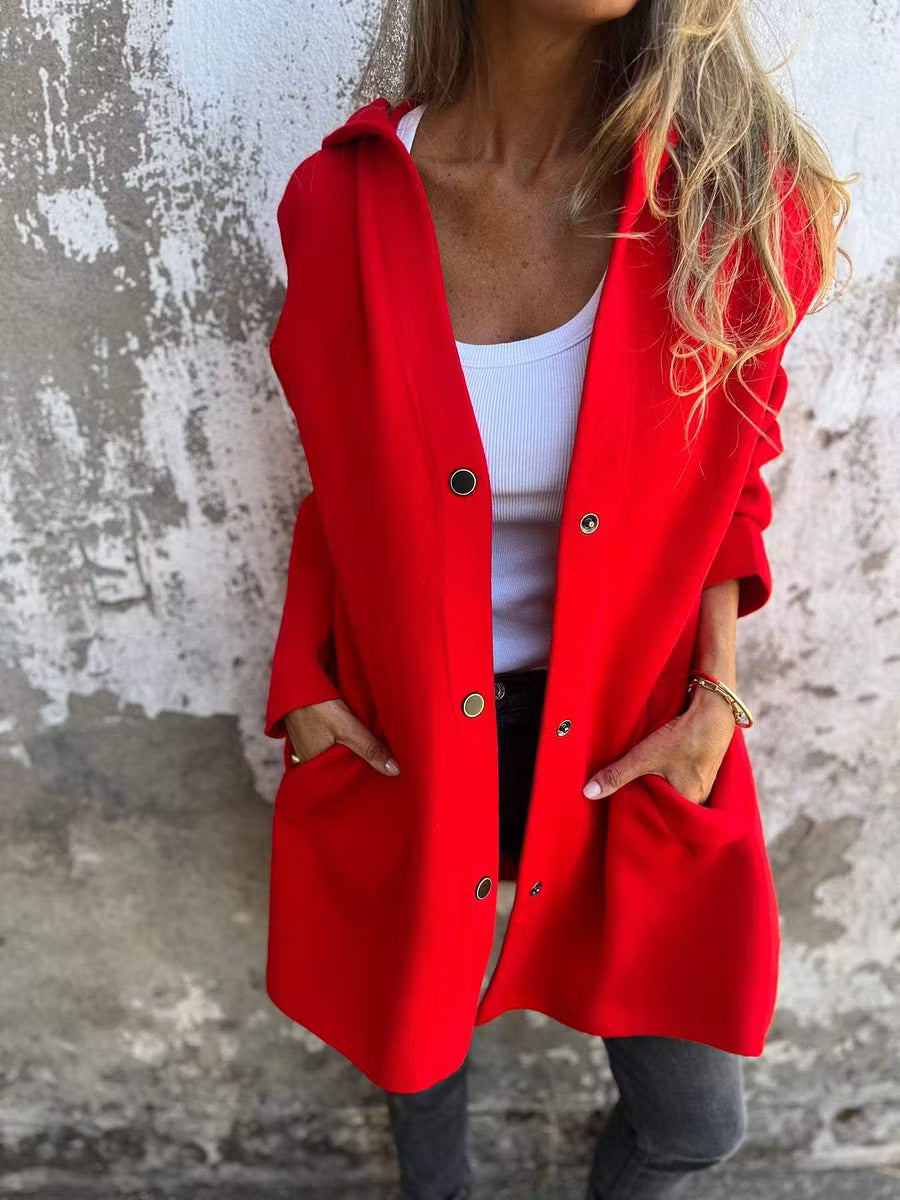 Lunara | Soft Knit Longline Hooded Cardigan