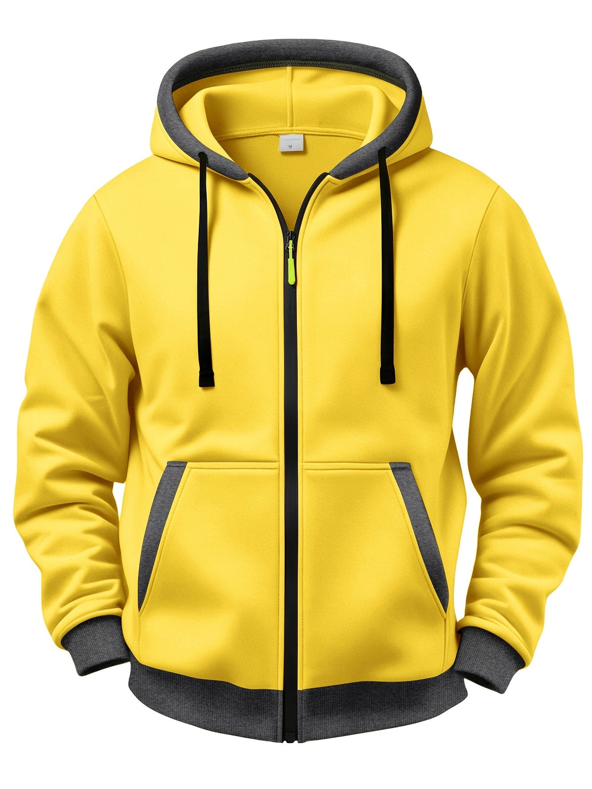 Lachlan | Contrast Trim Zip Up Hoodie