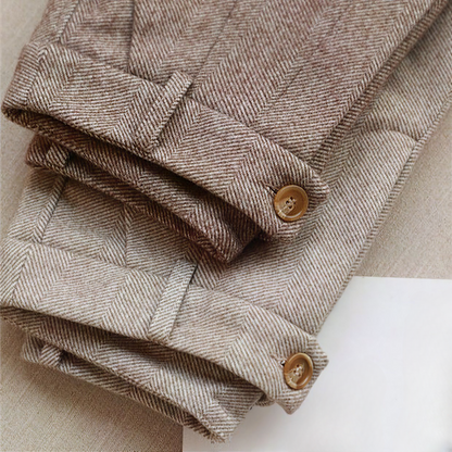 Fenton | Classic Pleated Smart Trousers