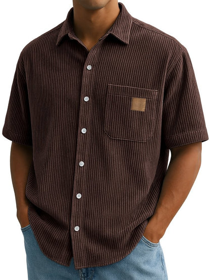 Bastien | Textured Knit Button Shirt