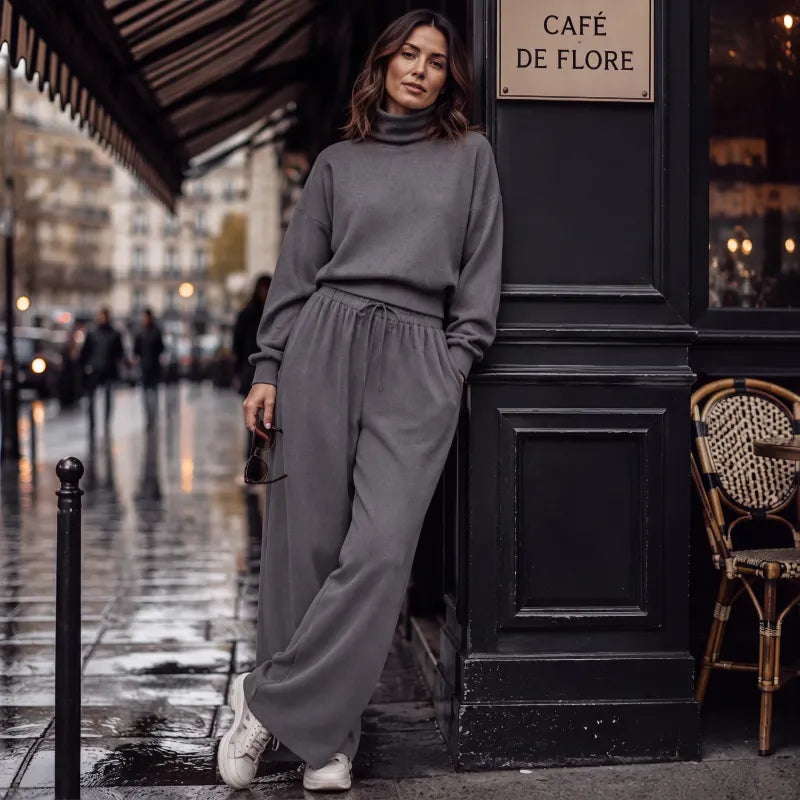 Amarisse | Soft Turtleneck Two Piece Set