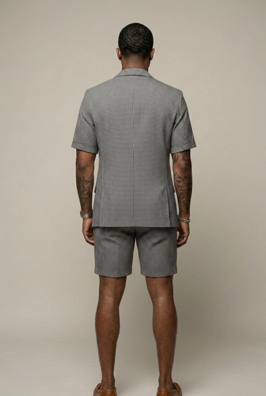 Brennon | Modern Checked Summer Suit Set