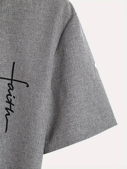 Tavrion | Henley Collar Casual Summer Shirt