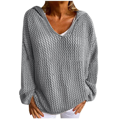 Elovira | Hooded Knit Pullover
