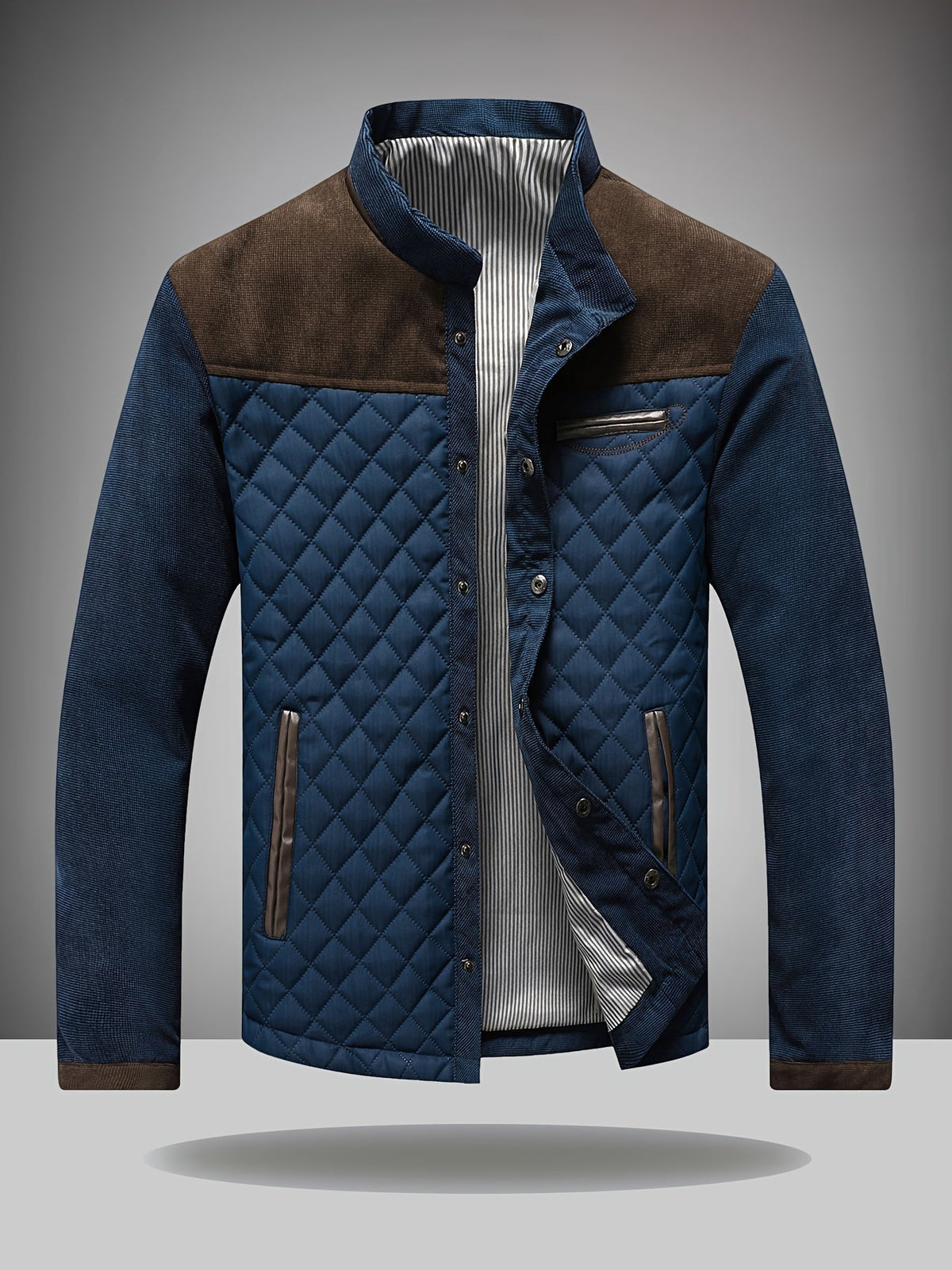 Felton | Quilted Contrast Panel Jacket