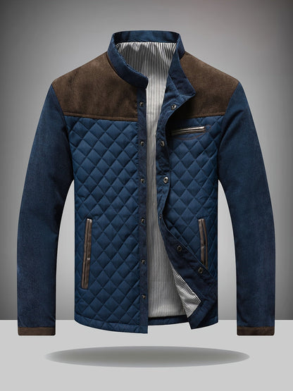 Felton | Quilted Contrast Panel Jacket