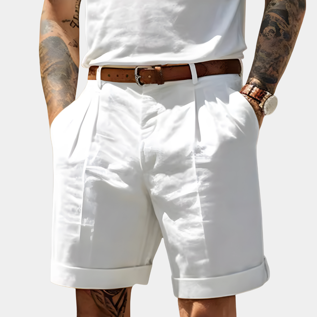 Sheridan | Tailored Linen Blend Shorts
