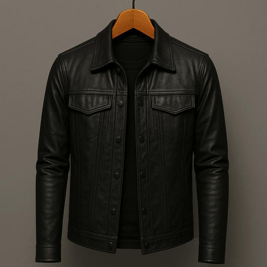 Cullen | Casual Chest Pocket Leather Jacket