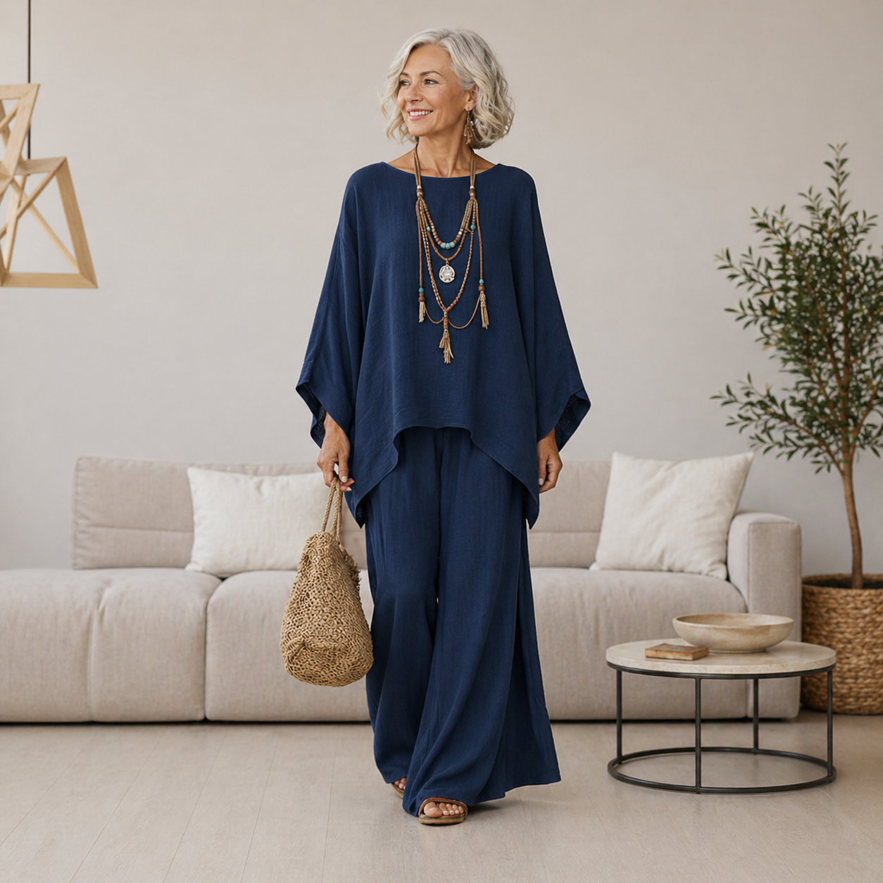 Brisette | Relaxed Drape Two Piece Set