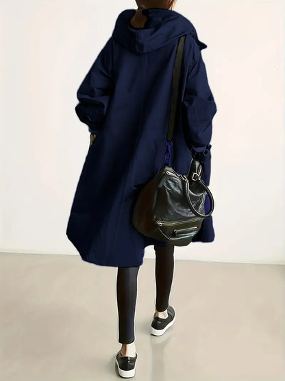 Francine | Button Front Hooded Jacket